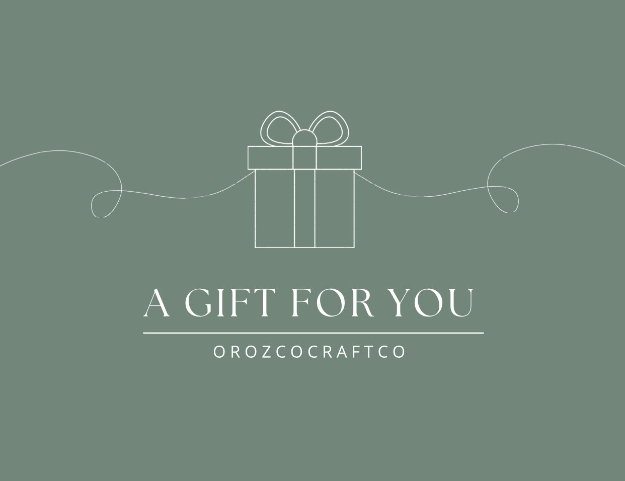 OrozcoCraftCo Giftcard $5-$100