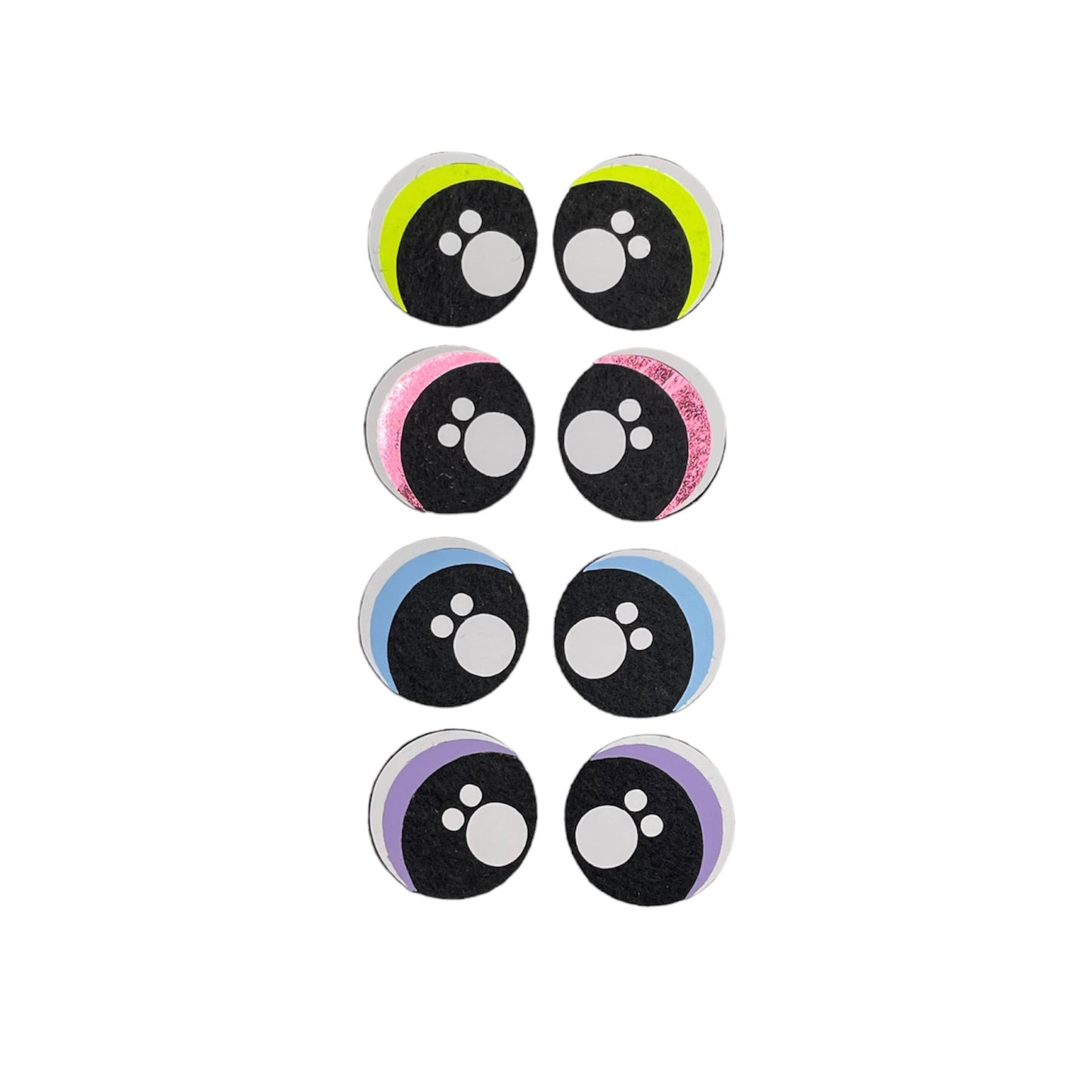 Round Cuddly Felt Eyes 25mm | 35mm