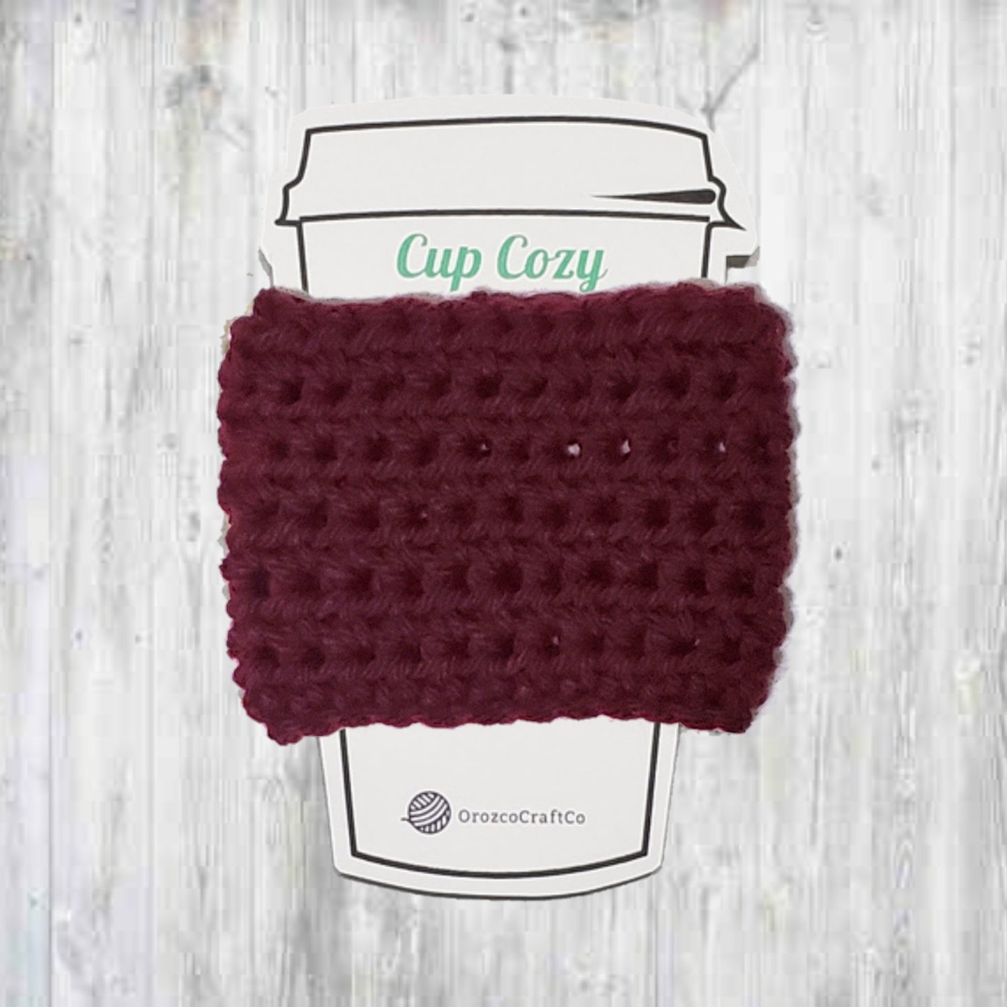 PATTERN, DIGITAL DOWNLOAD, Simple Cup cozy, Crochet