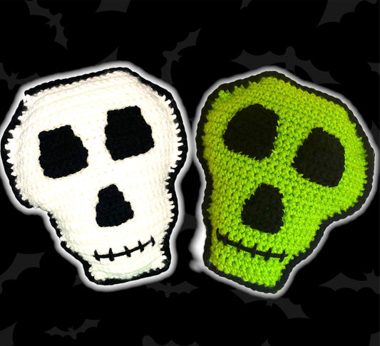 Mini Skull Pillow PDF PATTERN